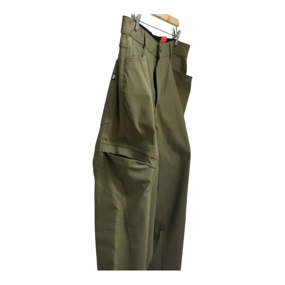 Hi-Tec Green Cargo Pants Straight-Leg Durable - Picture 3 of 13